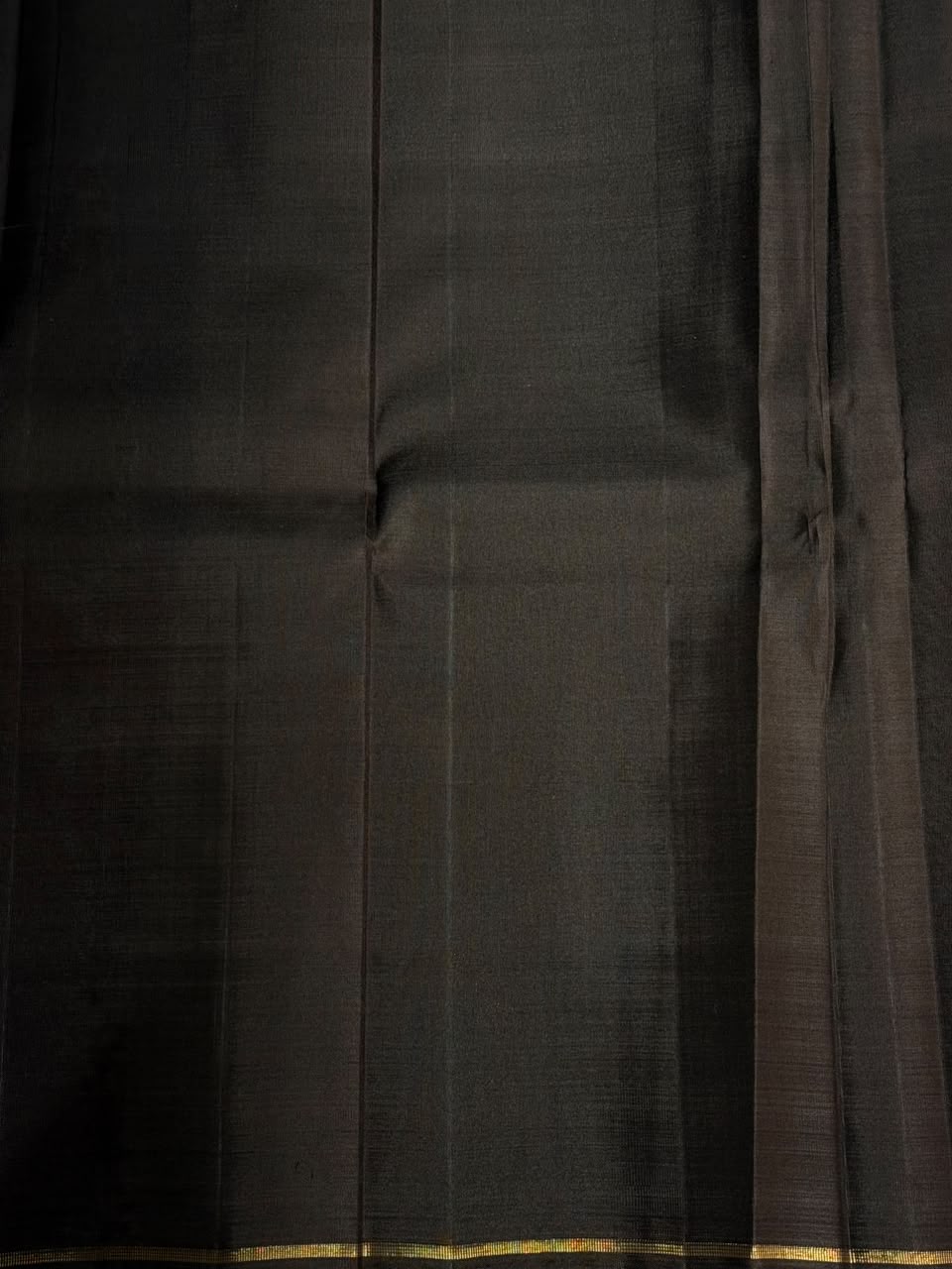 Black Pure Vintage Kanchipuram Silk saree - PPURE129
