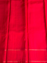 Black and Red Pure Kanchipuram Silk saree - PPURE132