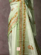 Green Silk kotta saree: PBR54AD3