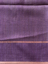 Lavender Tusser Silk saree- PBR63G