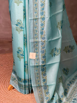 Blue Silk kotta saree: PBR54AD4