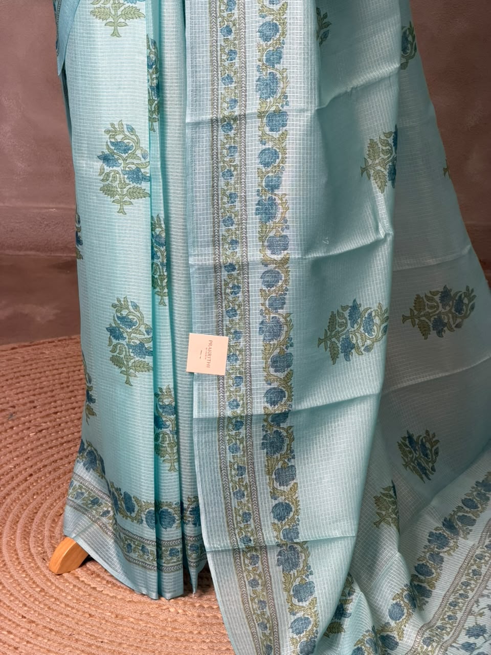 Blue Silk kotta saree: PBR54AD4