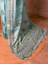 Blue Silk kotta saree: PBR54AD4