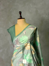 Soft tusser silk saree: PBR54AD1