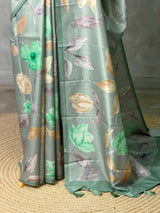 Soft tusser silk saree: PBR54AD1