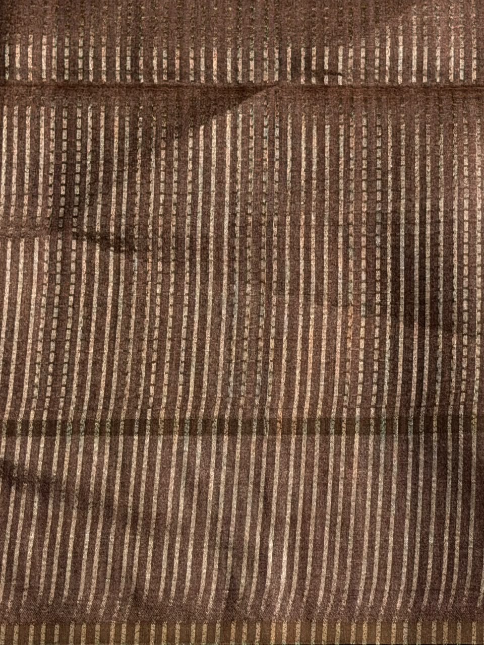 Chicku Shade Tusser Silk saree- PBR63D