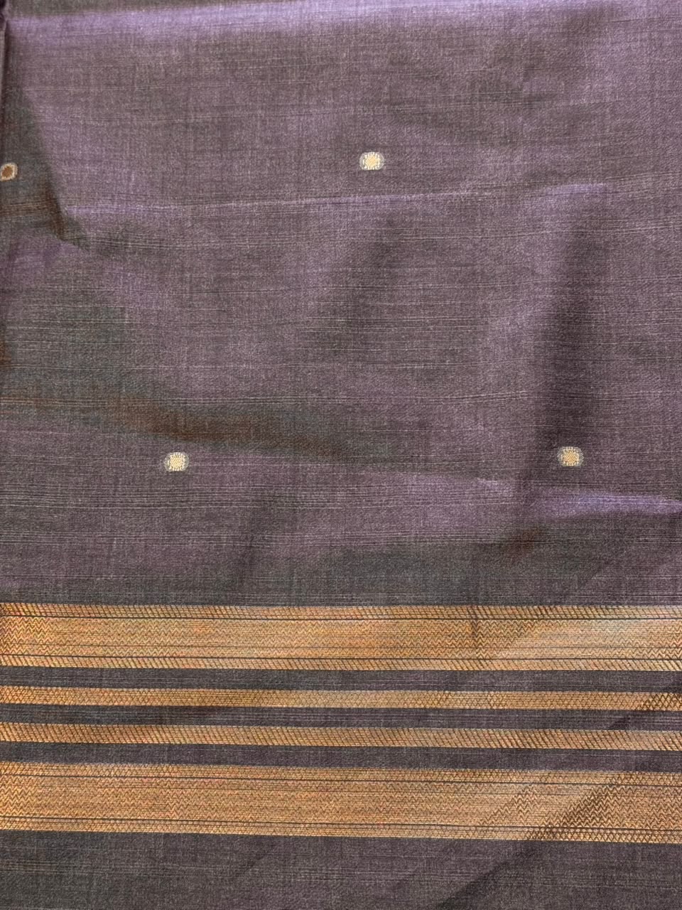 Tiger woven Tusser Silk saree- PBR62D