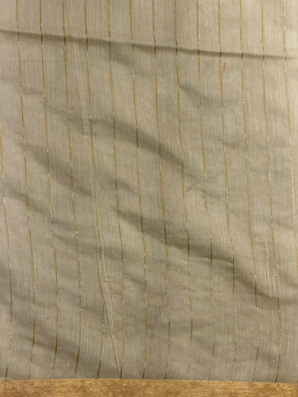 Off white Chanderi silk cotton Jamdani woven saree- PBRJ33