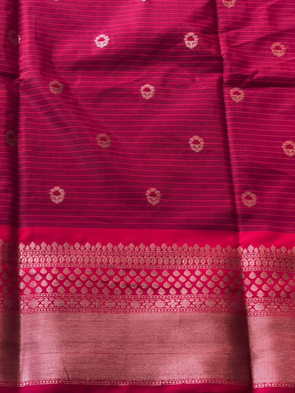 Maroon Semi banarasi silksaree -PFAZ12