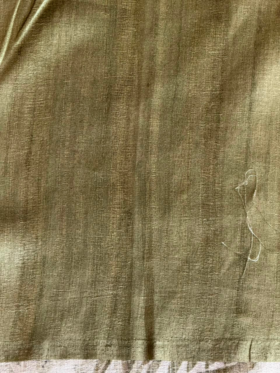 Fern Green tusser saree- PBR31T2A