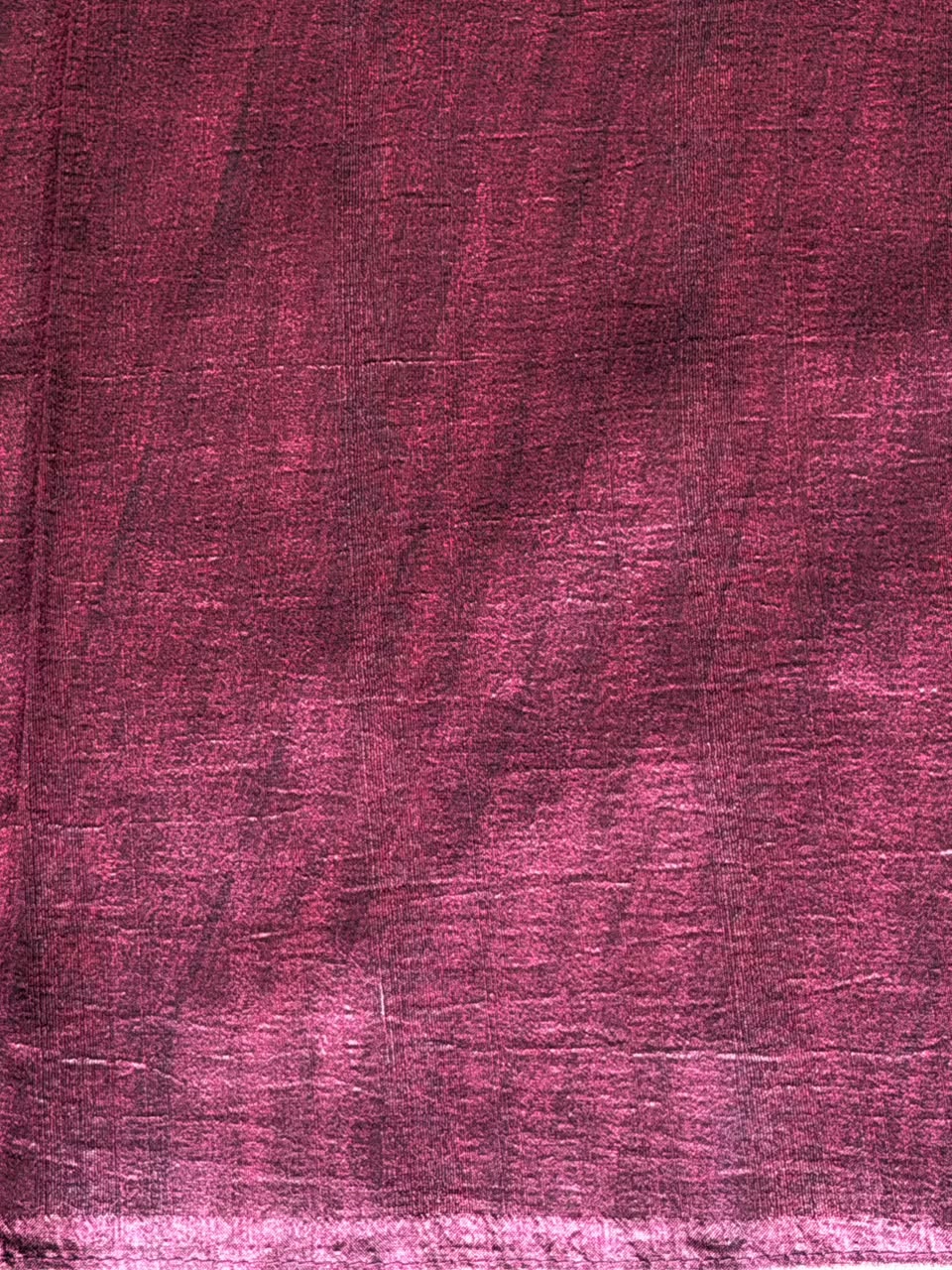 Sandal and Maroon Tusser saree- PBR31T2E