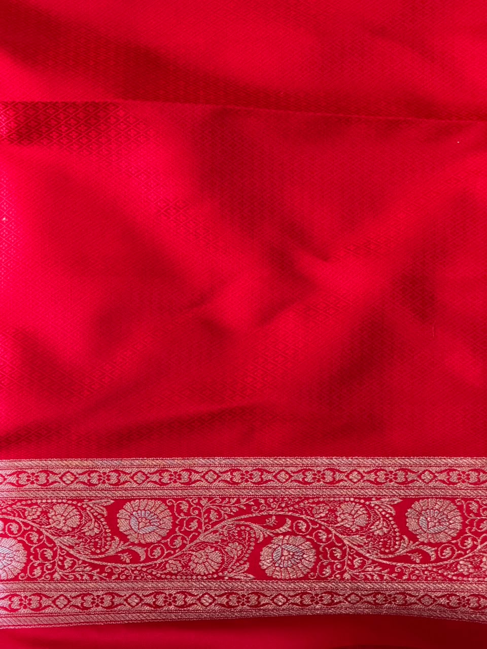 Red banarasi Mashru silk Saree - PBRH2