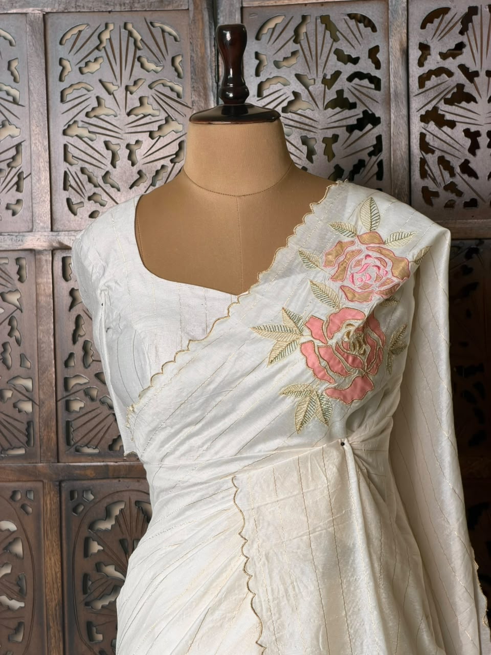 Chanderi cotton saree - ONAM26J