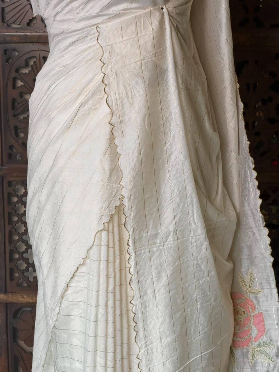 Chanderi cotton saree - ONAM26J