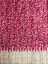 Pink Tusser Silk saree- PBR31T4E