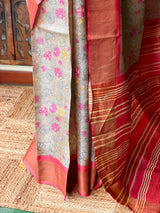 Pure tusser silk saree - PBRT2AD