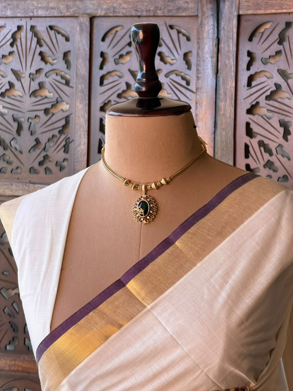 Kerala Cotton saree - ONAM26k