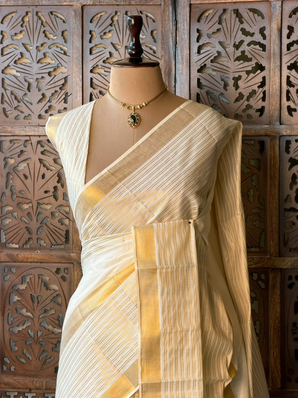 Kerala Cotton saree - ONAM26k2