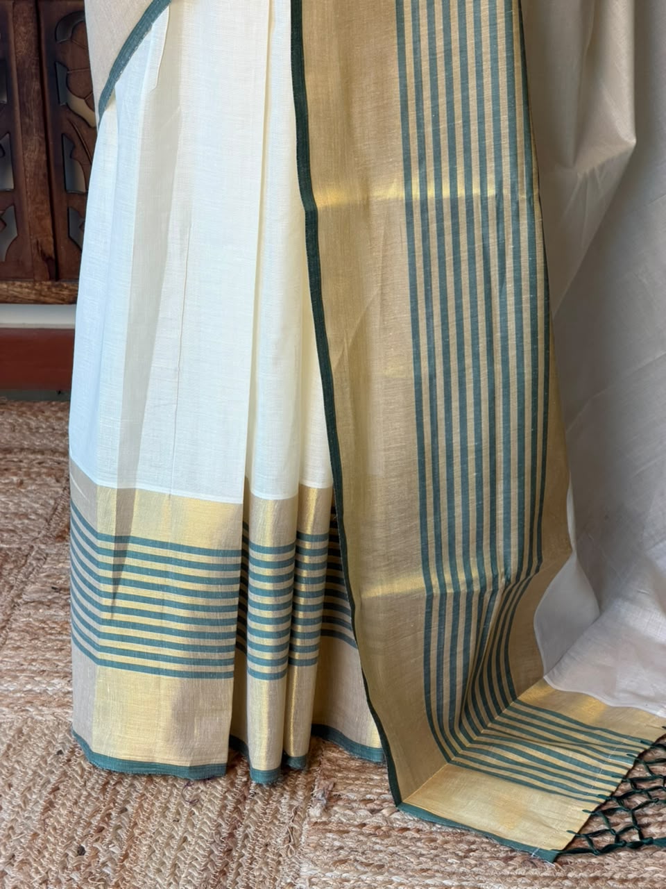 Kerala Cotton saree - ONAM26k1
