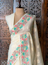 Off white Net Kotta saree - PBR64A