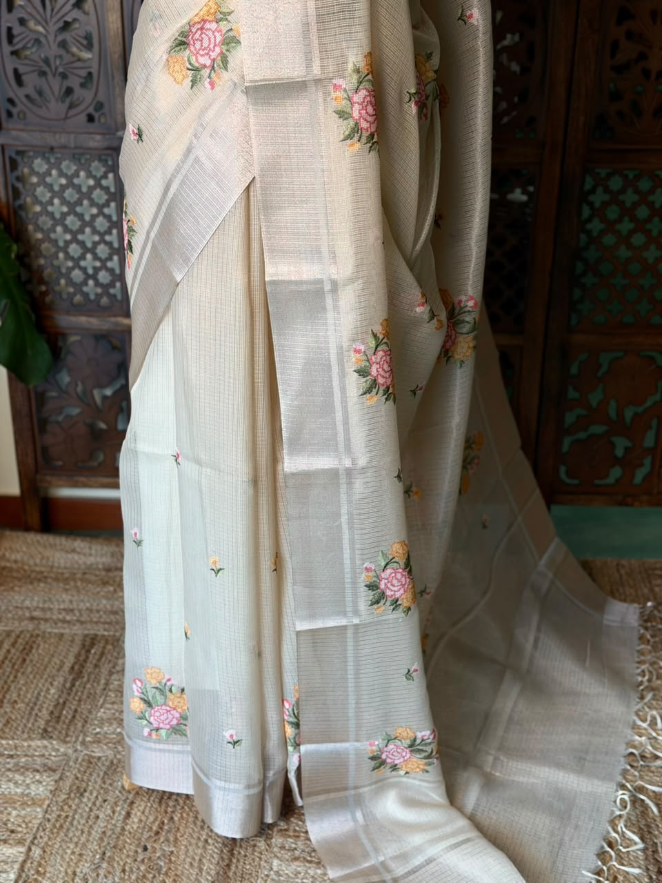 Banarasi silk tissue saree - PBR71