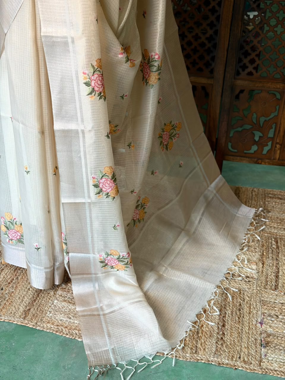 Banarasi silk tissue saree - PBR71