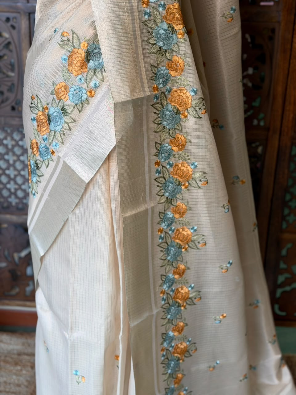 Banarasi silk tissue saree - PBR71A