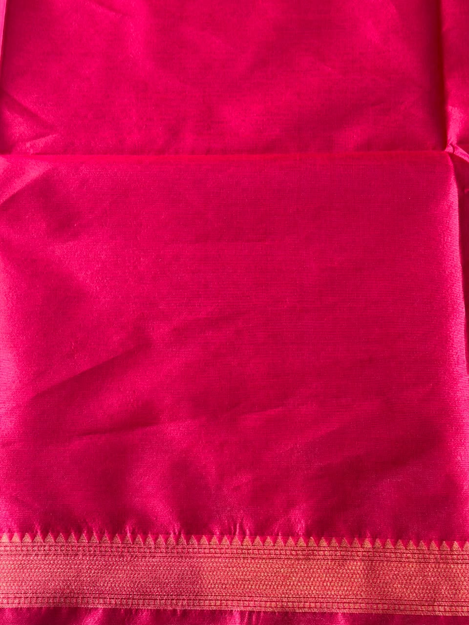 Orange Chanderi saree - PBR66H