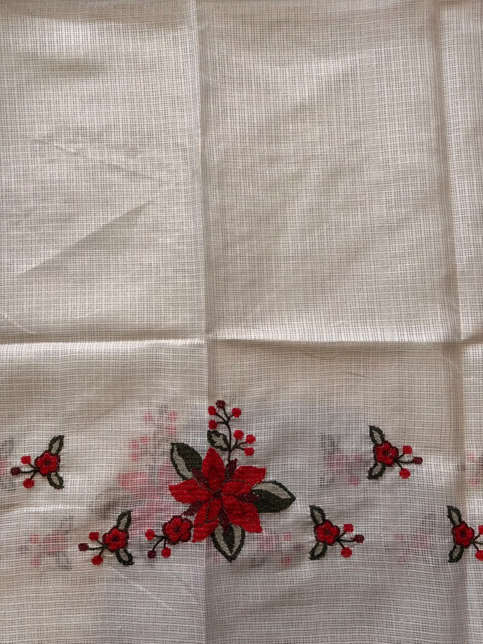 White Kotta silk saree - PBR68A