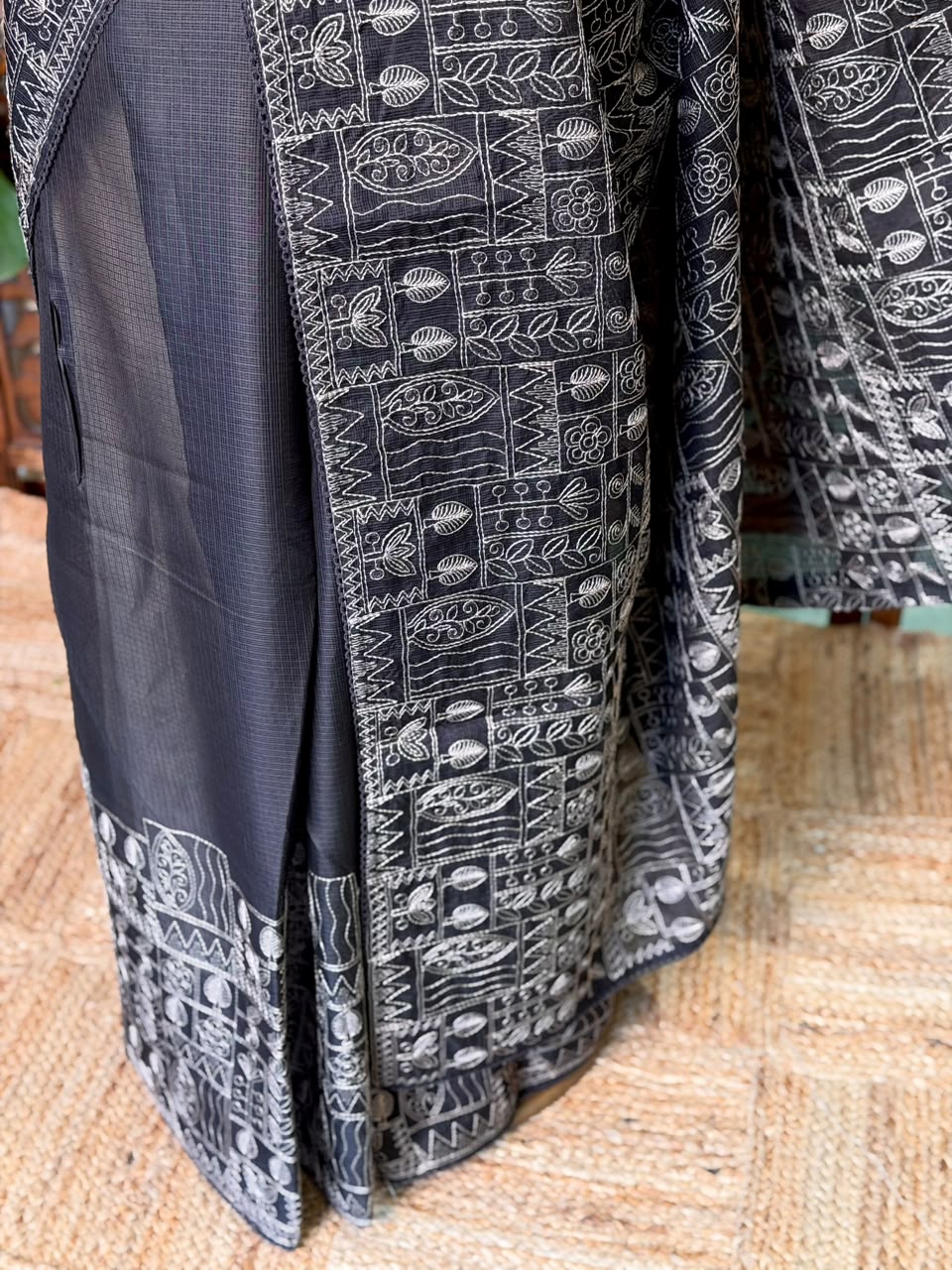 Black Kotta silk saree - PBR70D