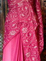 Dark Pink Kotta silk saree - PBR70C
