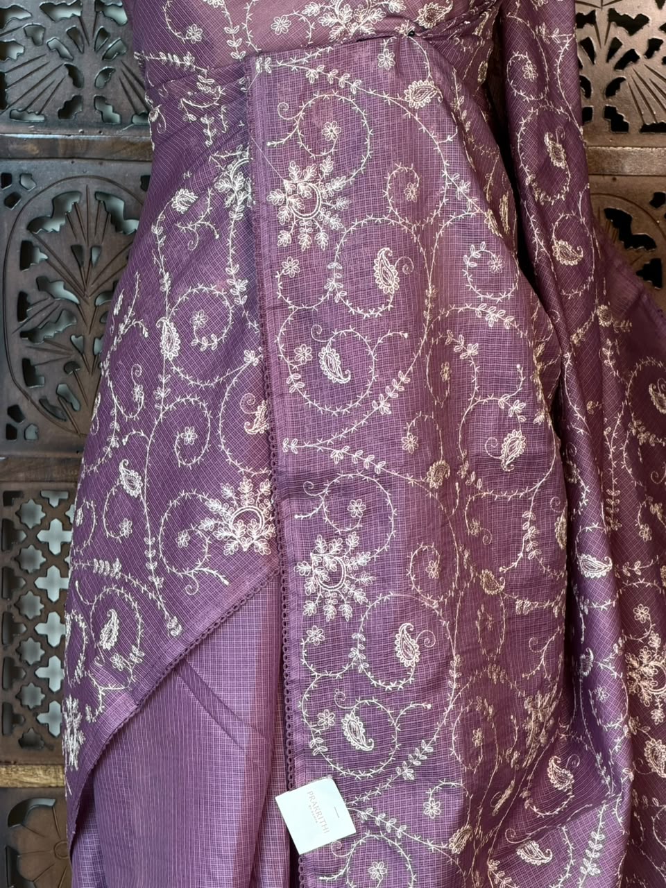 Dark Mauve Kotta silk saree - PBR70B