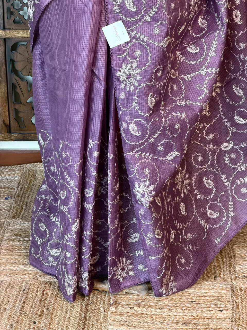 Dark Mauve Kotta silk saree - PBR70B
