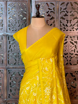 Yellow Kotta silk saree - PBR70