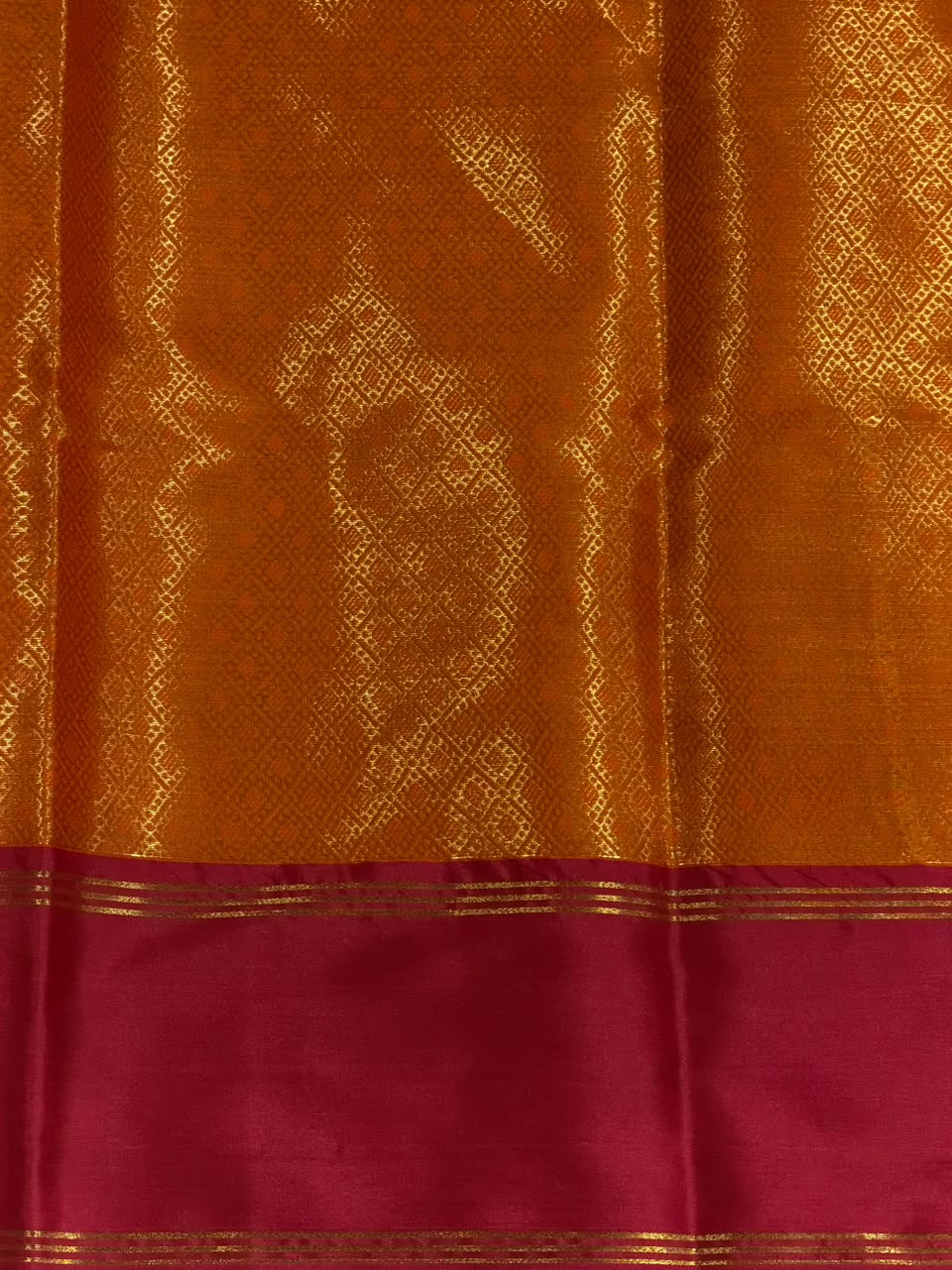 Red soft Tissue banarasi silksaree -PIH94