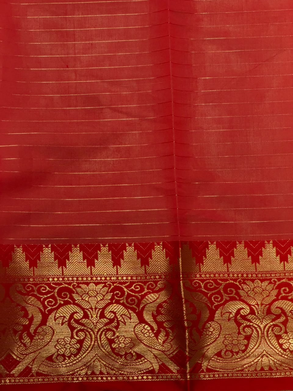 Magenta and Red banarasi silk saree -AISH20A