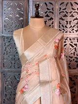 Banarasi silk tissue saree - PBR71A1