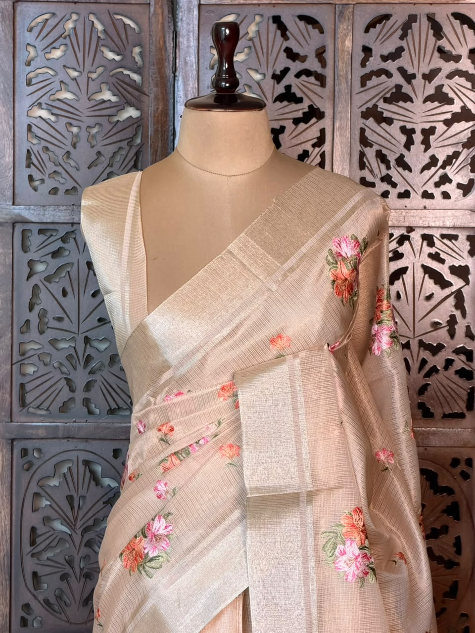 Banarasi silk tissue saree - PBR71A1