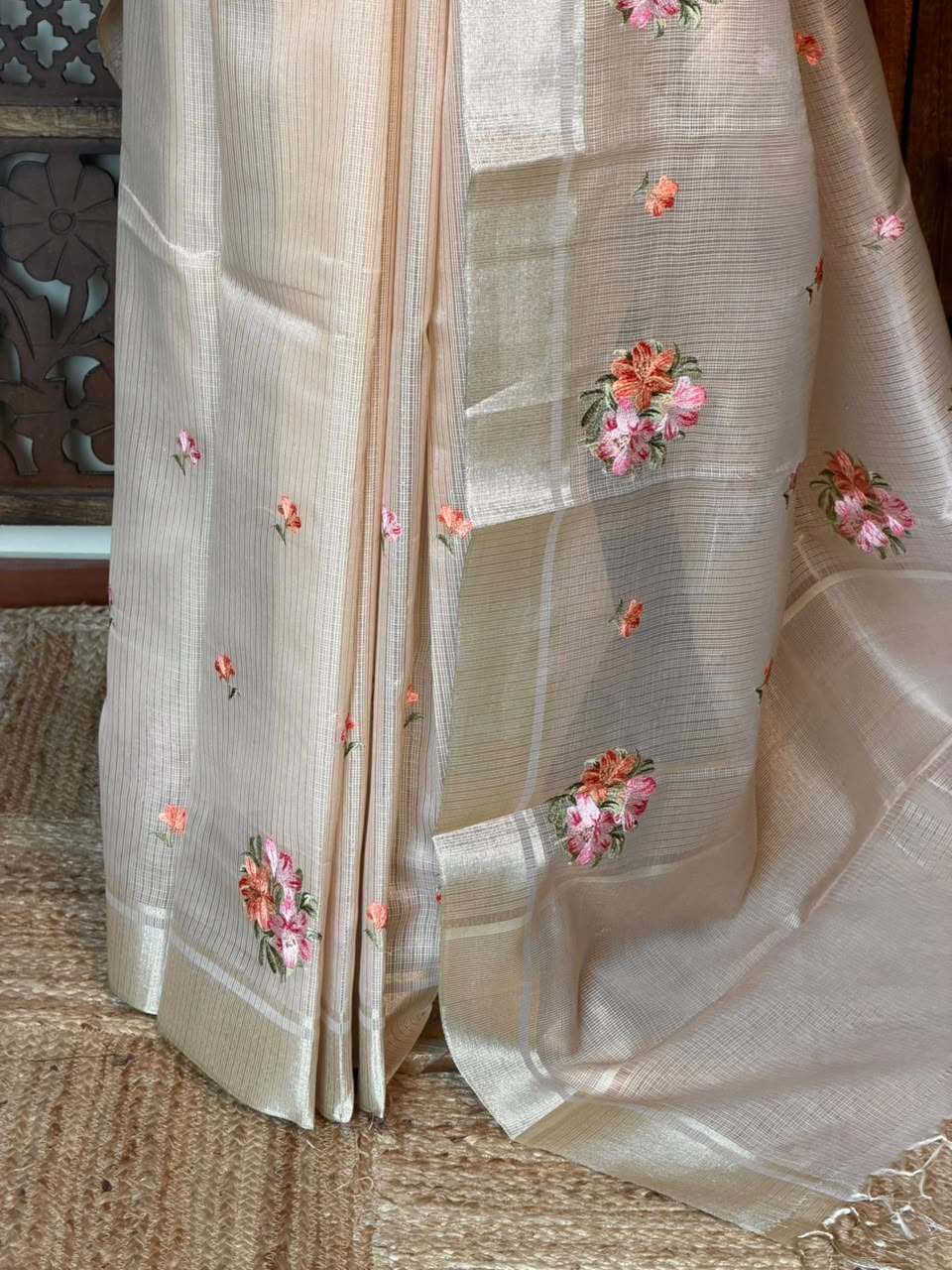 Banarasi silk tissue saree - PBR71A1