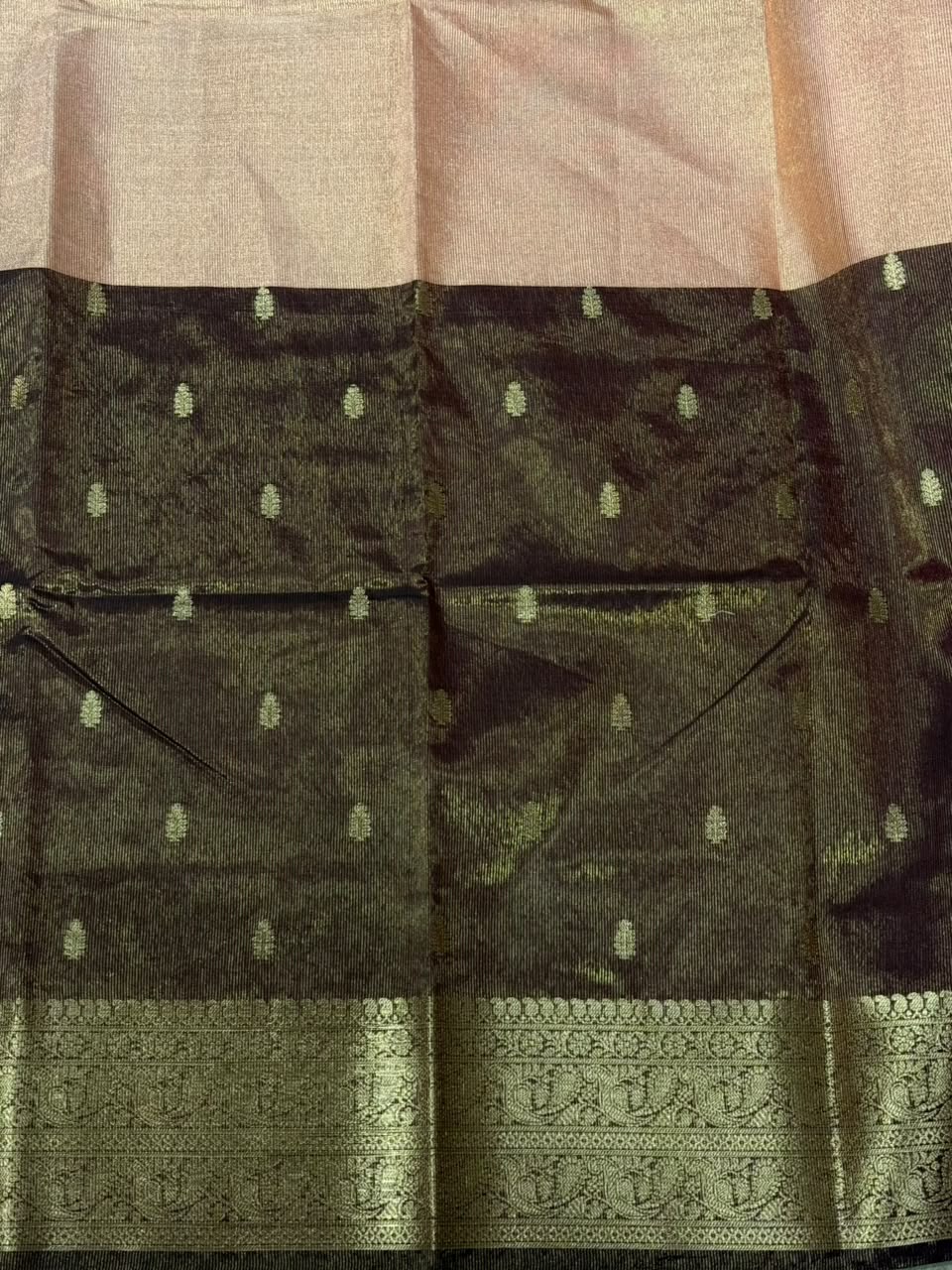 Pink and Maroon Tissue banarasi silk saree -PFAZ22