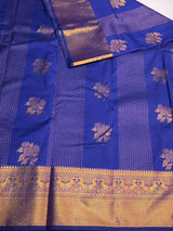 Blue Semi kanchipuram silk saree- PSSR339