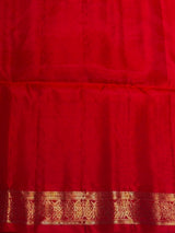 Yellow and Red Pure Kanchipuram Silk saree - PPUREN18