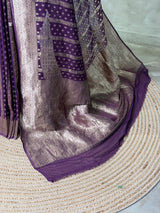Violet Banarasi Georgette Saree - PBRH1E
