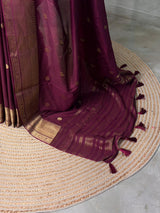 Maroon Pure Viscose Silk Saree - PBRATH1C