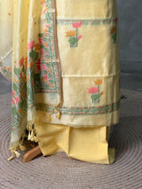 chanderi unstitched salwar set: PBRUS18