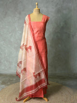 Chanderi unstitched salwar set: PBRUS21