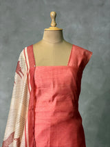 Chanderi unstitched salwar set: PBRUS21