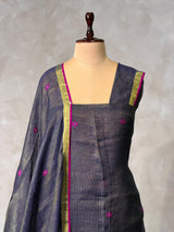 Tissue linen unstitched salwar set: PBRUS23