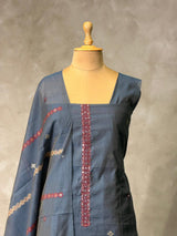 Chanderi unstitched salwar set: PBRUS22