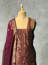Maheshwari tissue unstitched salwar set: PBRUS24